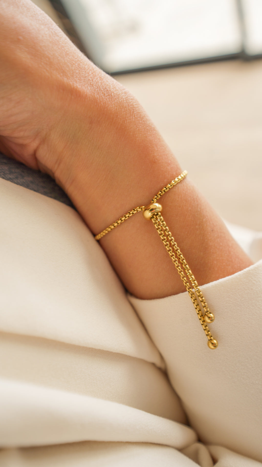 Custom Engraved Bracelet — Adjustable Stainless Steel with Charm