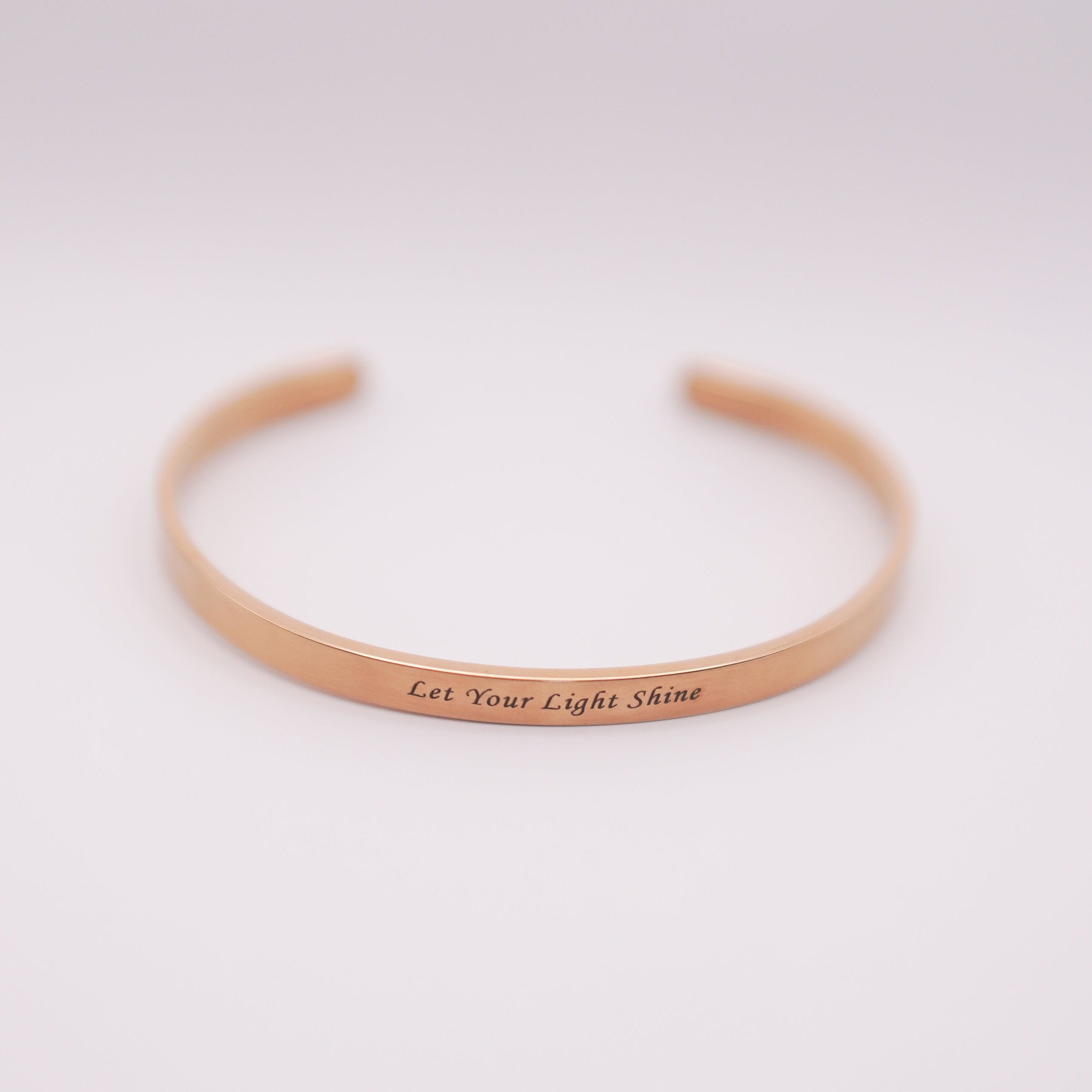 Personalized Titanium Steel Cuff Bracelet – Custom Engraved