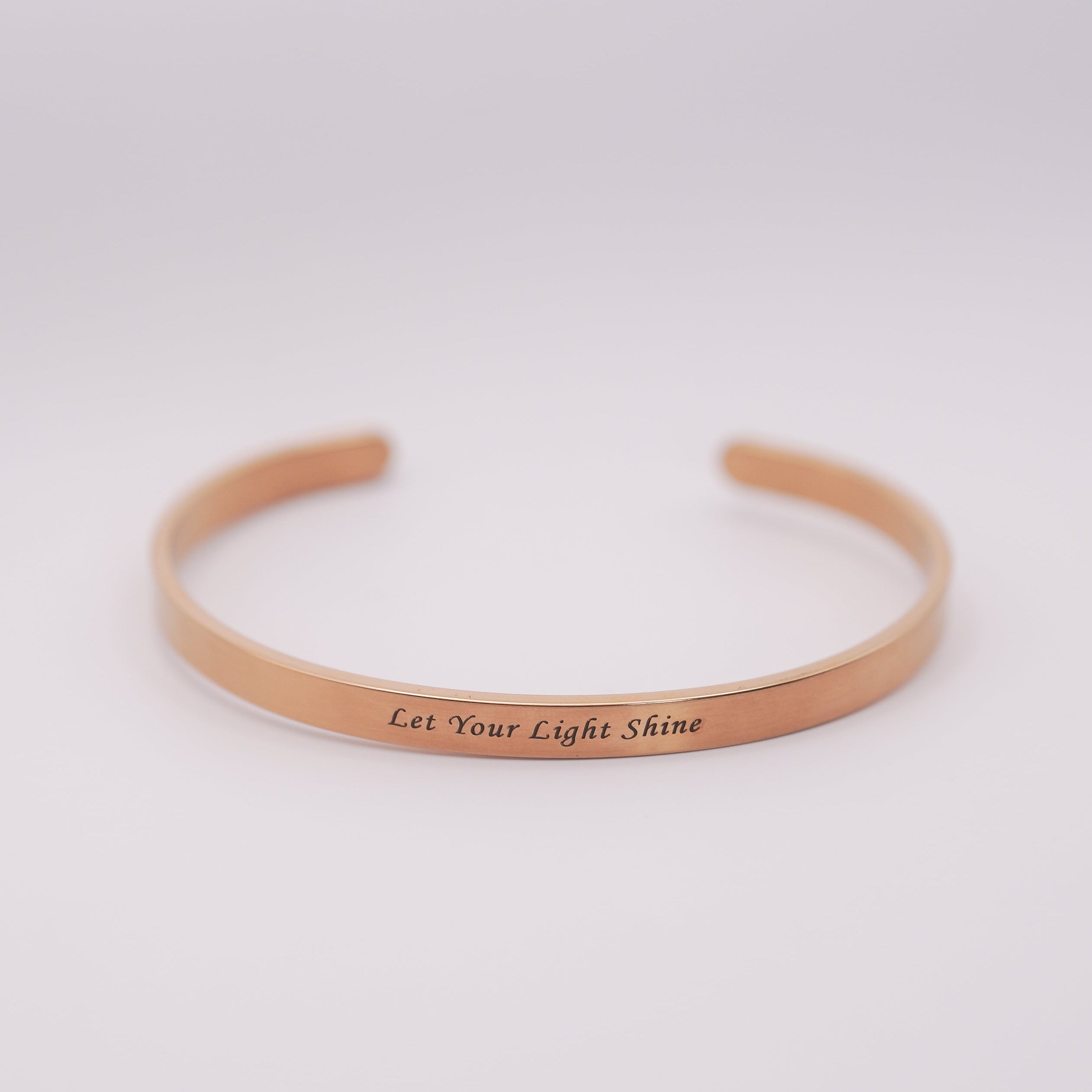 Personalized Titanium Steel Cuff Bracelet – Custom Engraved
