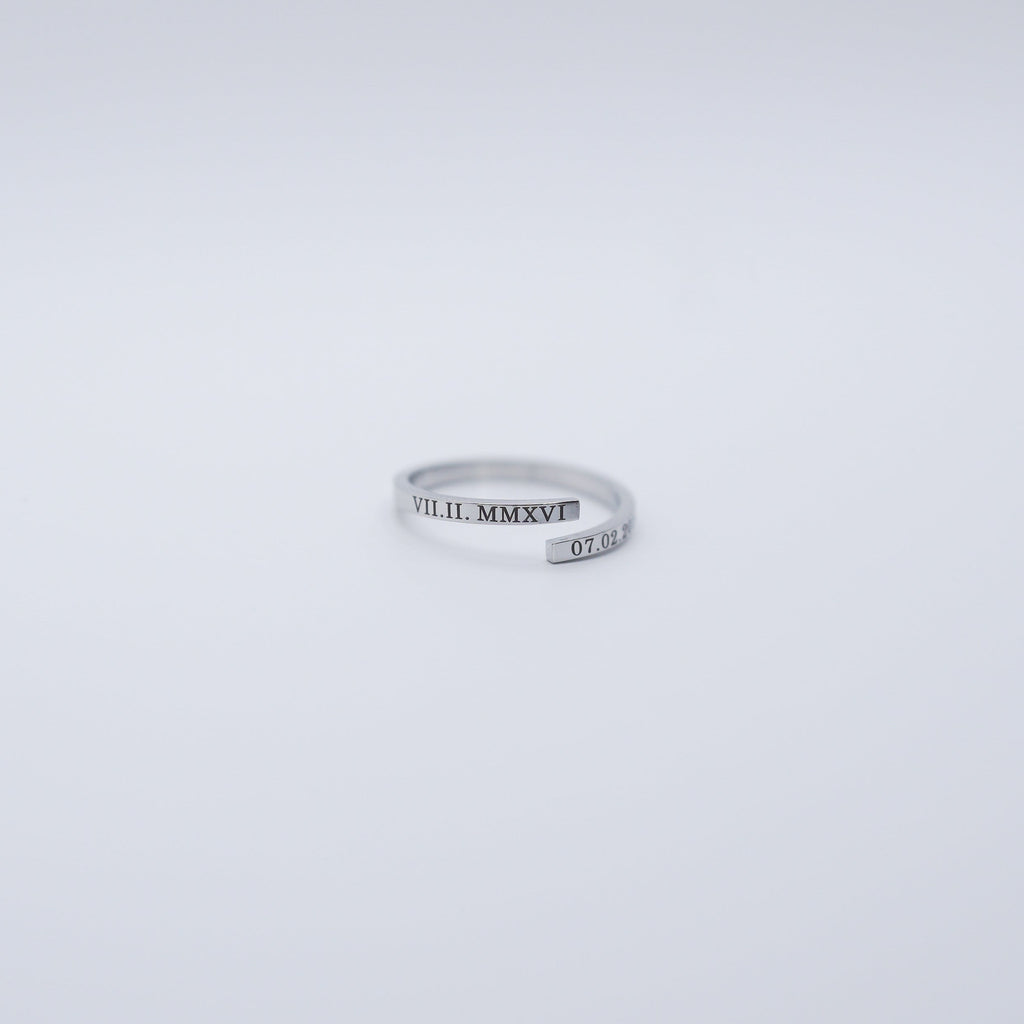 Customized Engraved Ring with Names