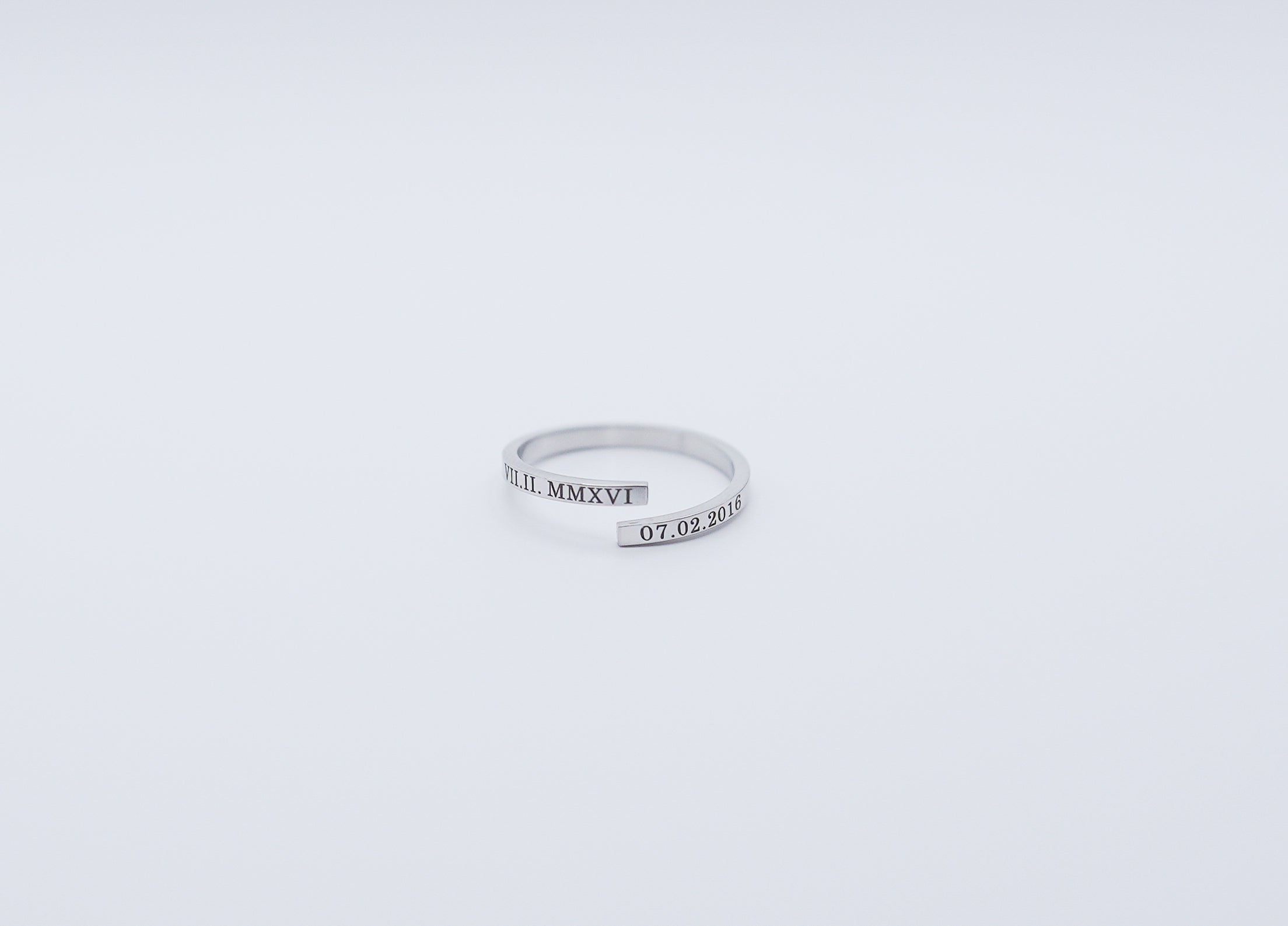Customized Engraved Ring with Names