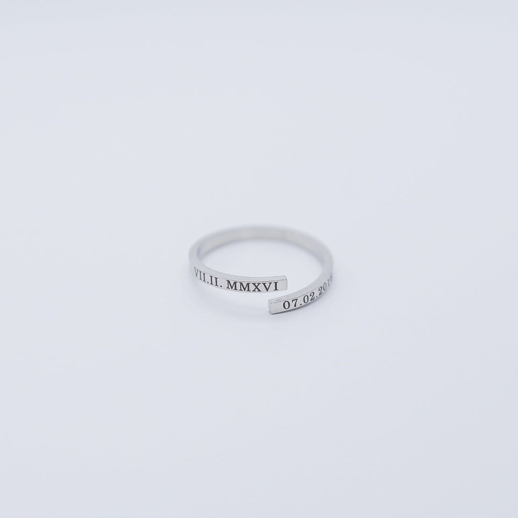Customized Engraved Ring with Names