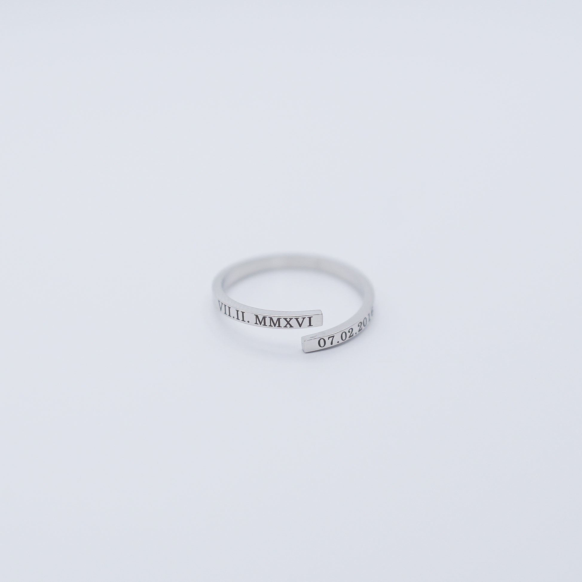 Customized Engraved Ring with Names