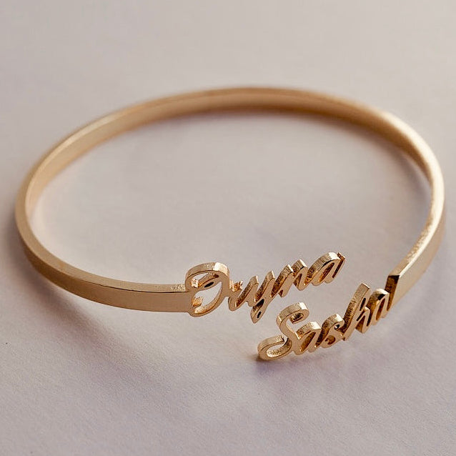 Personalized Name Cuff Bracelet