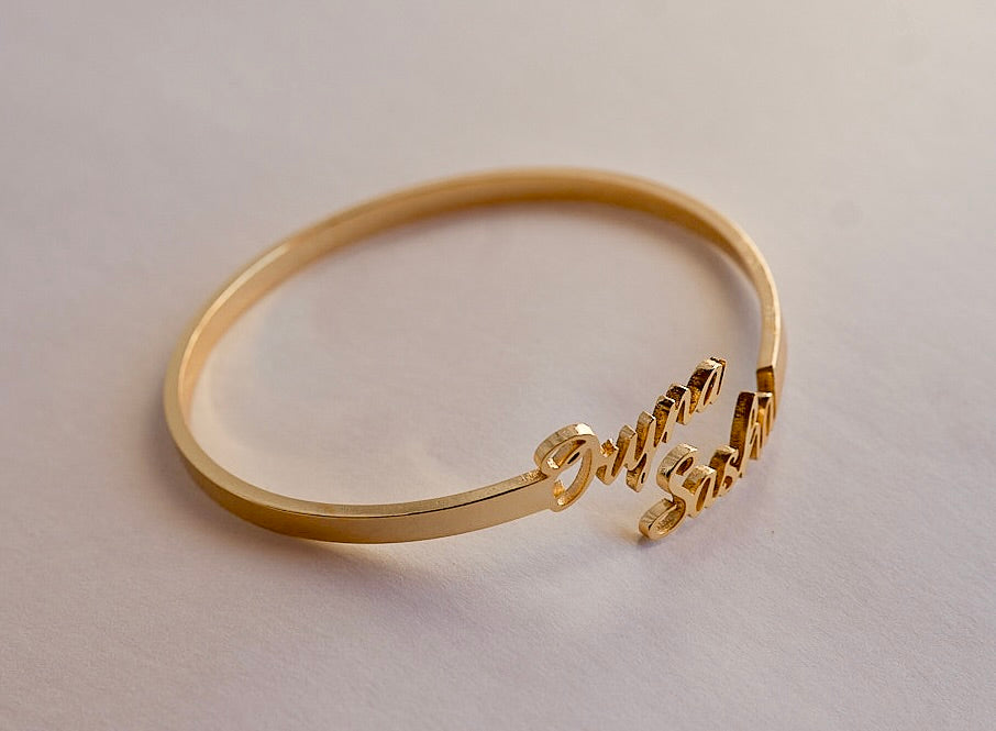 Personalized Name Cuff Bracelet