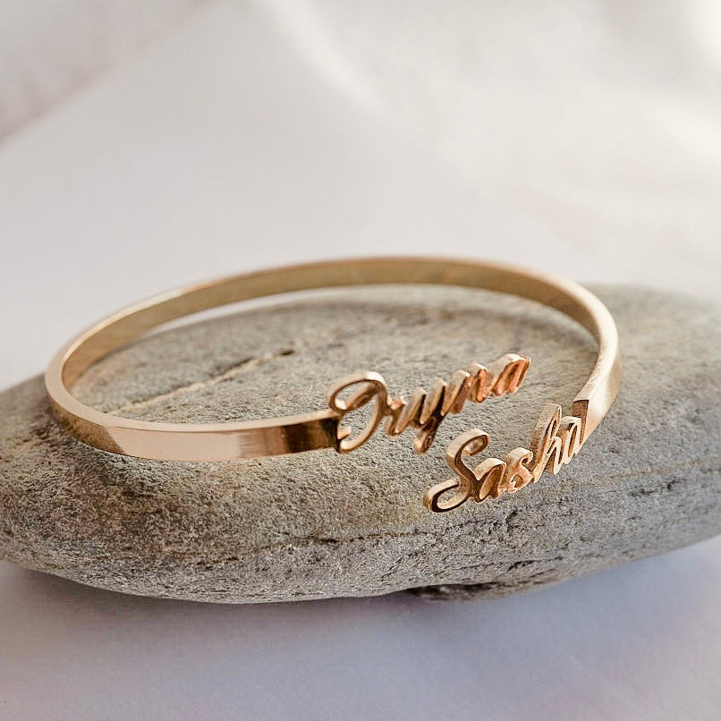 Personalized Name Cuff Bracelet